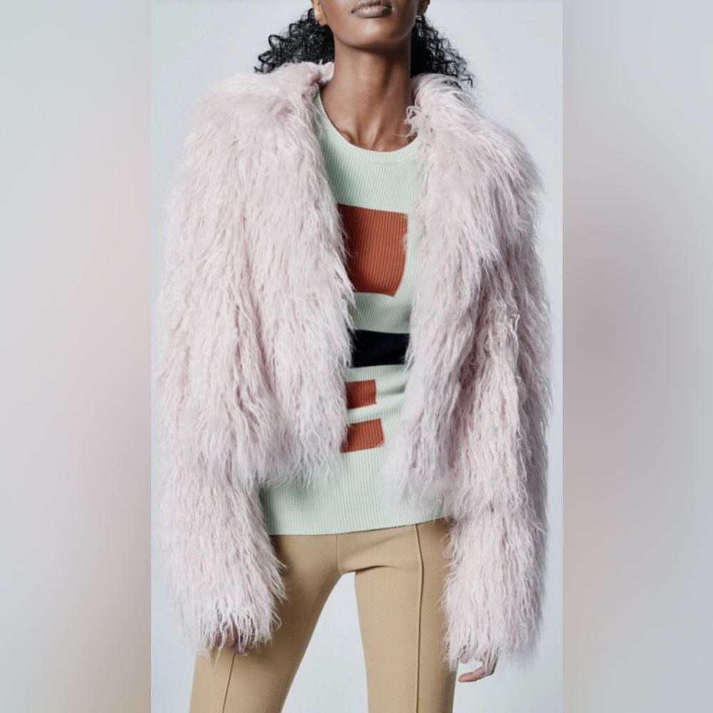 NWT AUTH SMYTHE WOMEN’S FAUX SHEARLING CHUBBY JACKET IN ORCHID - SZ XS